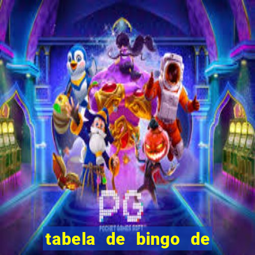 tabela de bingo de 1 a 100