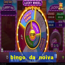 bingo da noiva para imprimir